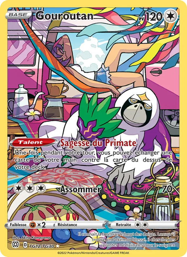 Carte Pokémon Gouroutan TG12/172 de l'extension Stars Étincelantes