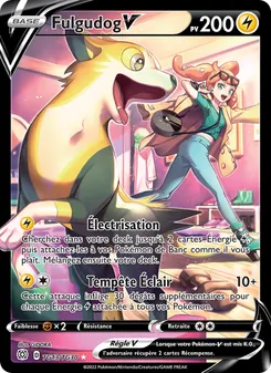 Carte Pokémon Fulgudog V TG13 — Stars Étincelantes