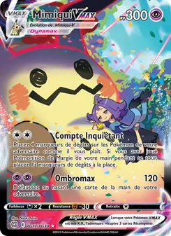 Carte Pokémon Mimiqui VMAX TG17 — Stars Étincelantes