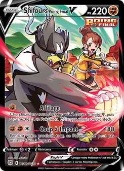 Carte Pokémon Shifours Poing Final V TG18 — Stars Étincelantes