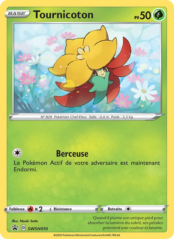 Carte Pokémon Tournicoton SWSH010/307 de l'extension Promo SWSH