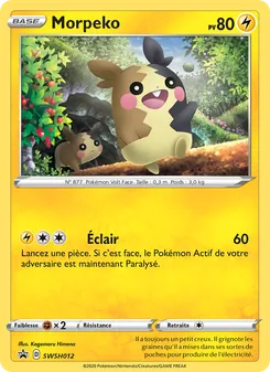Carte Pokémon Morpeko SWSH012 — Promo SWSH