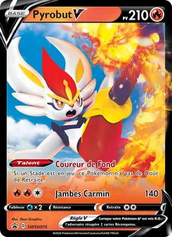 Carte Pokémon Pyrobut V SWSH015 — Promo SWSH