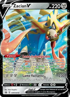 Carte Pokémon Zacian V SWSH018 — Promo SWSH