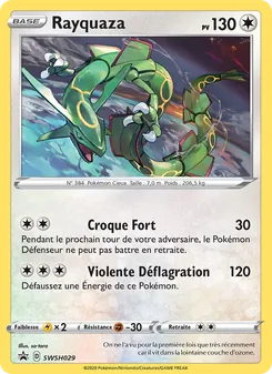 Carte Pokémon Rayquaza SWSH029 — Promo SWSH