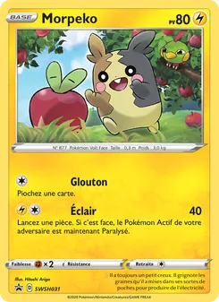 Carte Pokémon Morpeko SWSH031 — Promo SWSH
