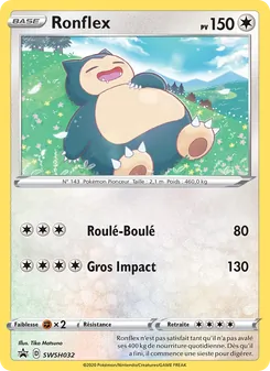 Carte Pokémon Ronflex SWSH032 — Promo SWSH