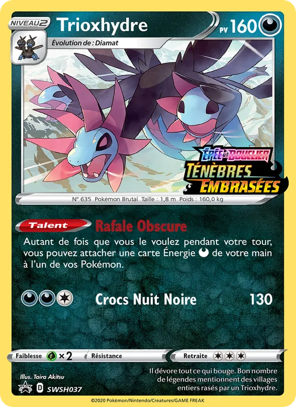 Carte Pokémon Trioxhydre SWSH037/307 de l'extension Promo SWSH