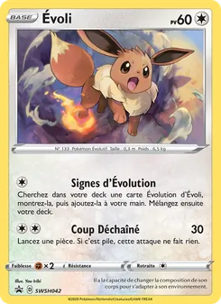 Carte Pokémon Évoli SWSH042 — Promo SWSH