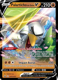 Carte Pokémon Palarticho de Galar V SWSH043 — Promo SWSH