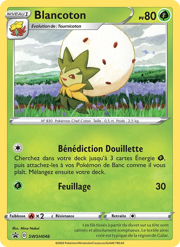 Carte Pokémon Blancoton SWSH046/307 de l'extension Promo SWSH