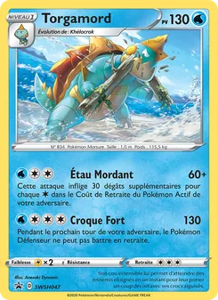 Carte Pokémon Torgamord SWSH047 — Promo SWSH