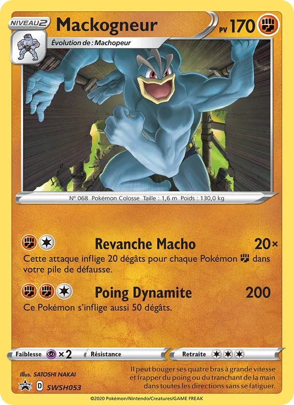 Carte Pokémon Mackogneur SWSH053/307 de l'extension Promo SWSH
