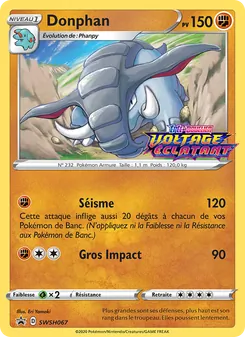 Carte Pokémon Donphan SWSH067 — Promo SWSH