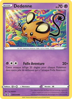 Carte Pokémon Dedenne SWSH080 — Promo SWSH