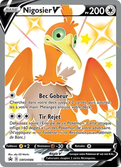 Carte Pokémon Nigosier V SWSH086 — Promo SWSH