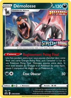 Carte Pokémon Démolosse SWSH090 — Promo SWSH