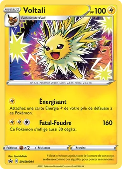 Carte Pokémon Voltali SWSH094 — Promo SWSH