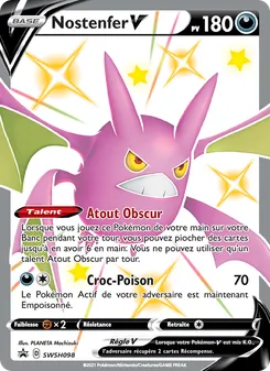 Carte Pokémon Nostenfer V SWSH098 — Promo SWSH