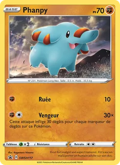 Carte Pokémon Phanpy SWSH117 — Promo SWSH