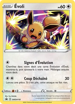 Carte Pokémon Évoli SWSH118 — Promo SWSH