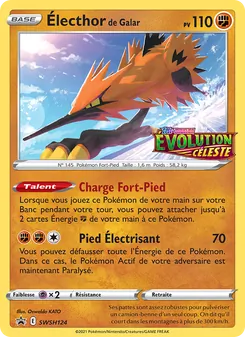 Carte Pokémon Électhor de Galar SWSH124 — Promo SWSH
