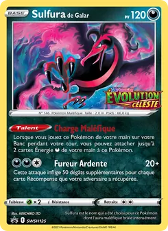 Carte Pokémon Sulfura de Galar SWSH125 — Promo SWSH