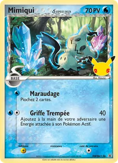 Carte Pokémon Mimiqui SWSH136 — Promo SWSH
