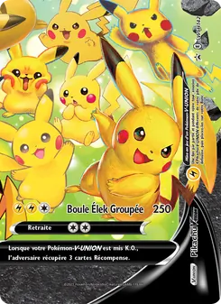 Carte Pokémon Pikachu V-UNION SWSH142 — Promo SWSH