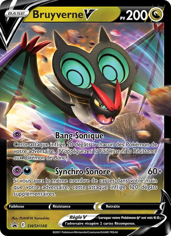 Carte Pokémon Bruyverne V SWSH148/307 de l'extension Promo SWSH