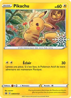 Carte Pokémon Pikachu SWSH153 — Promo SWSH