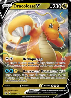 Carte Pokémon Dracolosse V SWSH154 — Promo SWSH