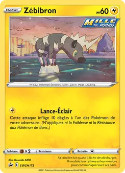 Carte Pokémon Zébibron SWSH173 — Promo SWSH