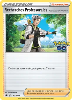 Carte Pokémon Recherches Professorales SWSH178 — Promo SWSH