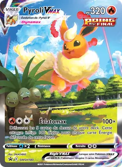 Carte Pokémon Pyroli VMAX SWSH180 — Promo SWSH