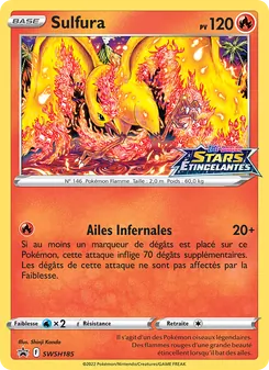 Carte Pokémon Sulfura SWSH185 — Promo SWSH