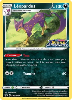 Carte Pokémon Léopardus SWSH187 — Promo SWSH