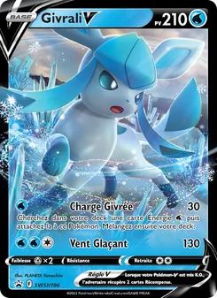 Carte Pokémon Givrali V SWSH196