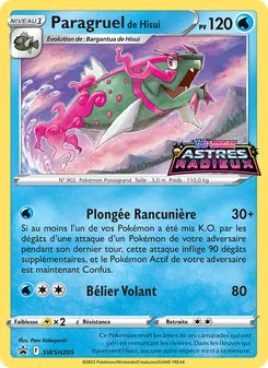 Carte Pokémon Paragruel de Hisui SWSH205 — Promo SWSH
