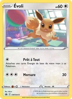Carte Pokémon Évoli SWSH212 — Promo SWSH