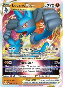 Carte Pokémon Lucario VSTAR SWSH214 — Promo SWSH