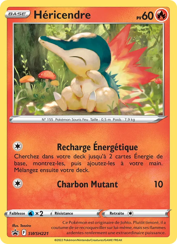 Carte Pokémon Héricendre SWSH221/307 de l'extension Promo SWSH