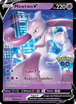 Carte Pokémon Mewtwo V SWSH223 — Promo SWSH
