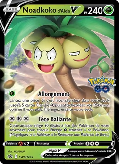 Carte Pokémon Noadkoko d'Alola V SWSH225 — Promo SWSH
