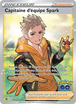 Carte Pokémon Capitaine d'équipe Spark SWSH226 — Promo SWSH