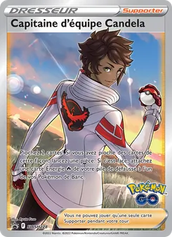 Carte Pokémon Capitaine d'équipe Candela SWSH228 — Promo SWSH