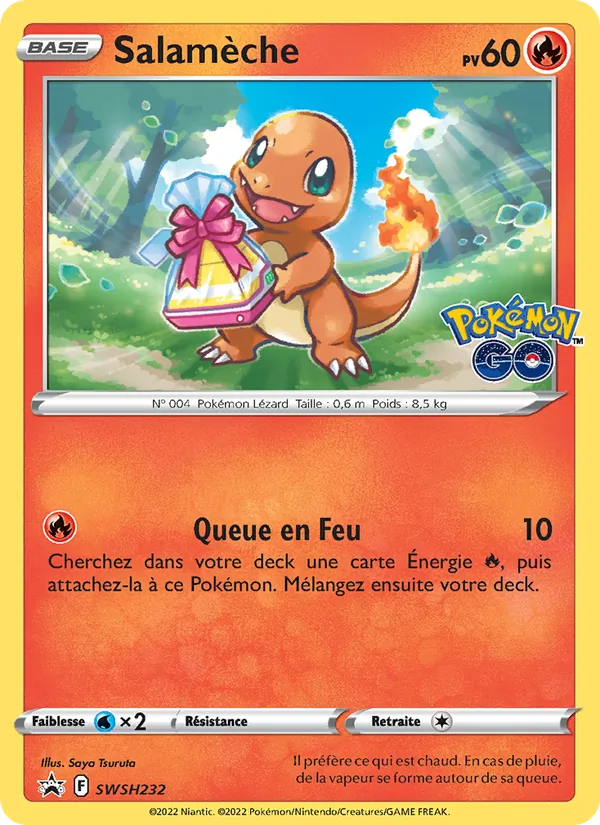 Carte Pokémon Salamèche SWSH232/307 de l'extension Promo SWSH