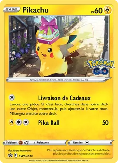 Carte Pokémon Pikachu SWSH234 — Promo SWSH