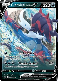 Carte Pokémon Clamiral de Hisui V SWSH239 — Promo SWSH
