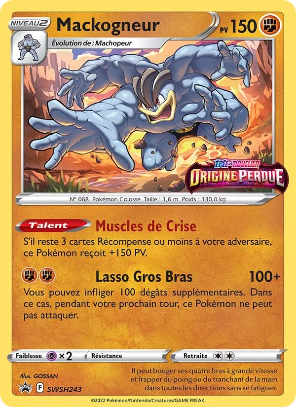Carte Pokémon Mackogneur SWSH243/307 de l'extension Promo SWSH